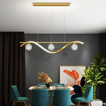 Long Waves Dining Room Chandelier Ha098563
