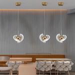 Lumina Circle Anodized Acrylic LED Pendant Light for Modern Interiors