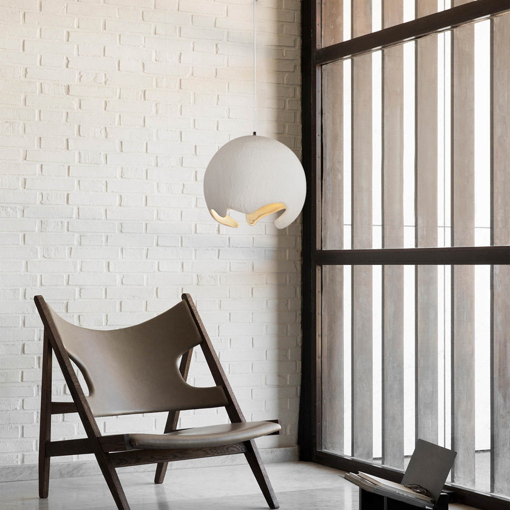 Ball Japanese Style Pendant Light Ha089349