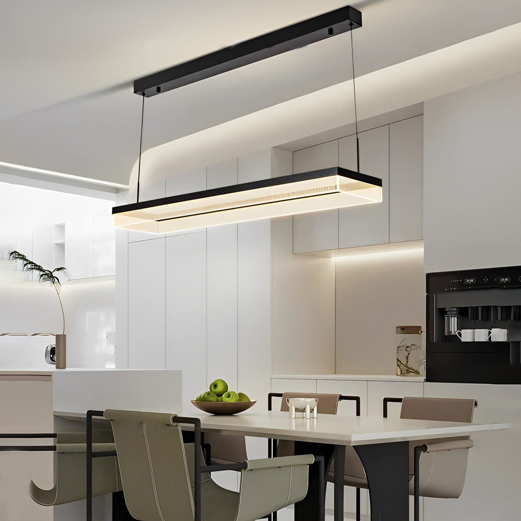 Rectangular Frame Modern Pendant Light Li002503