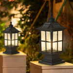 Waterproof Dimming Led Solar Post Caps Light With Remote Control