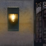 Rectangular Glass Led Solar Wall Lamp