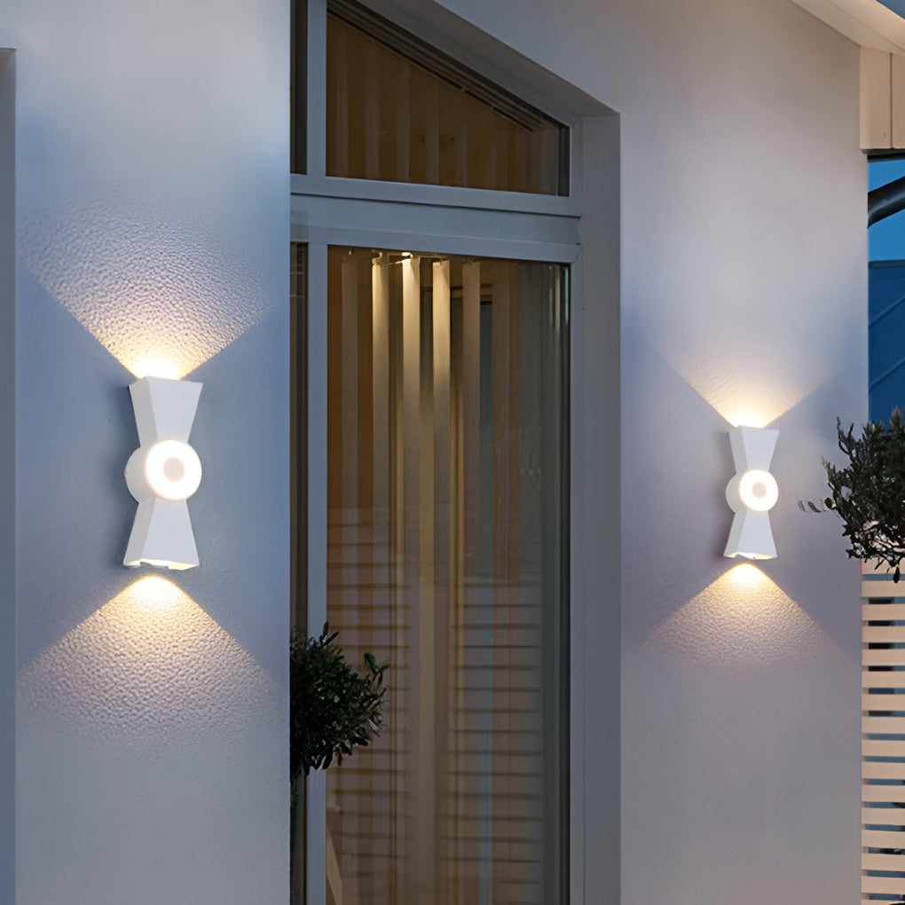 Led Up And Down Lights Waterproof Modern Wall Lamp