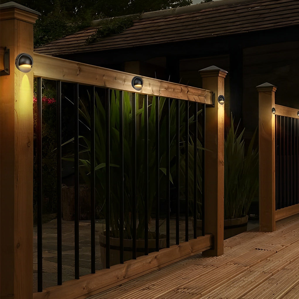 Hallf Moon 12 36V Low Voltage Led Deck Downward Lighting Wall Mounted Step Lights