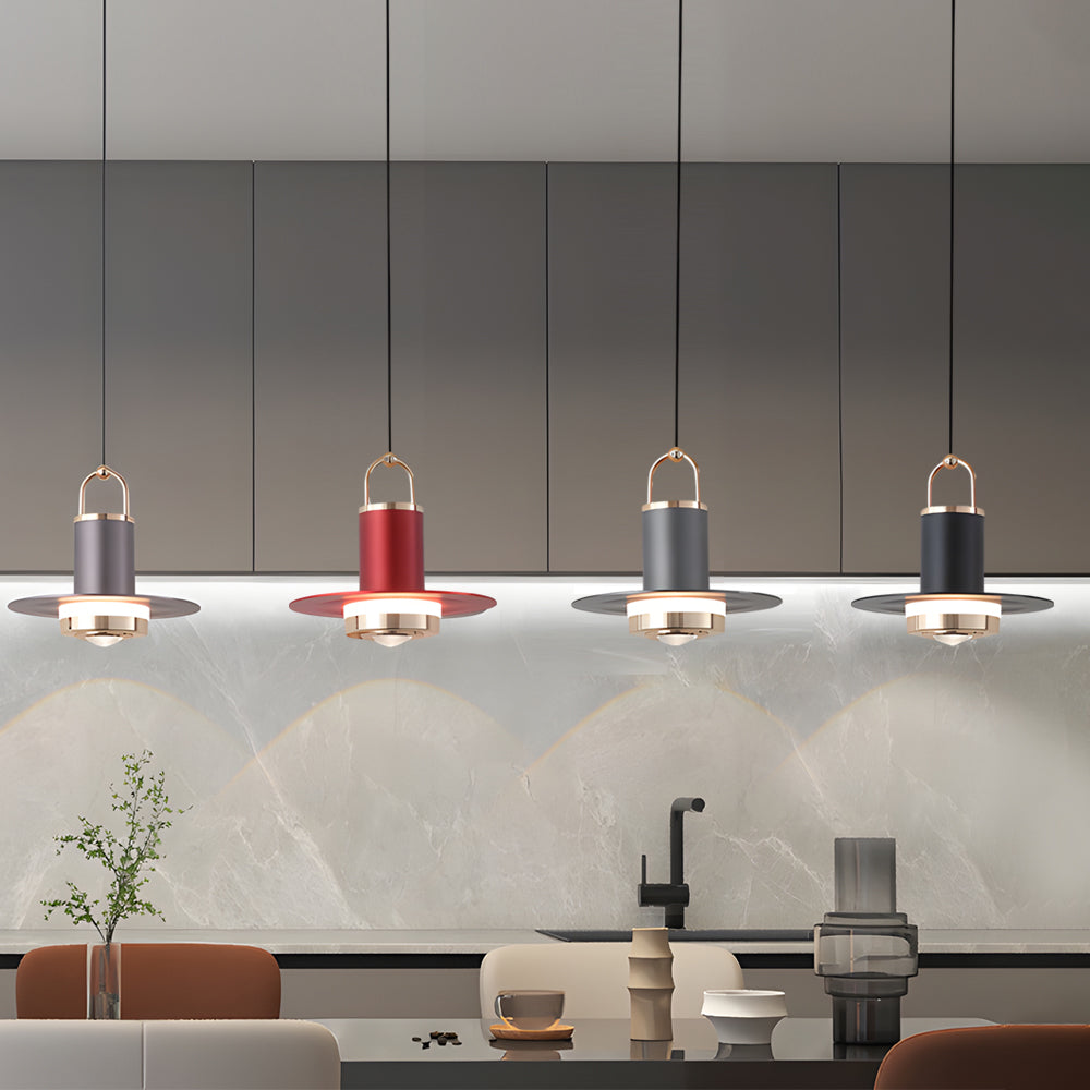 Small Simple Creative Metal Glass Led Nordic Hanging Lights Pendant Lamp Li002769