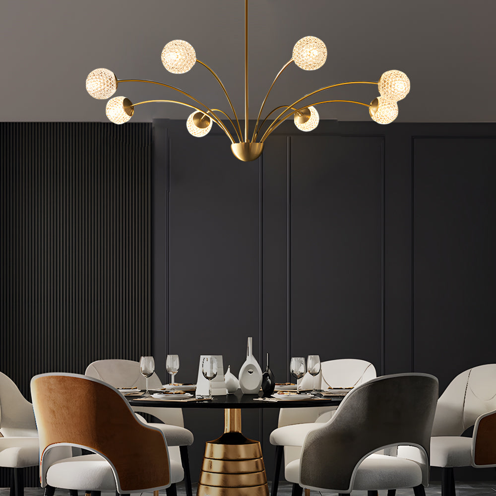 Millender Chandelier With 8 Heads Crystal Ball