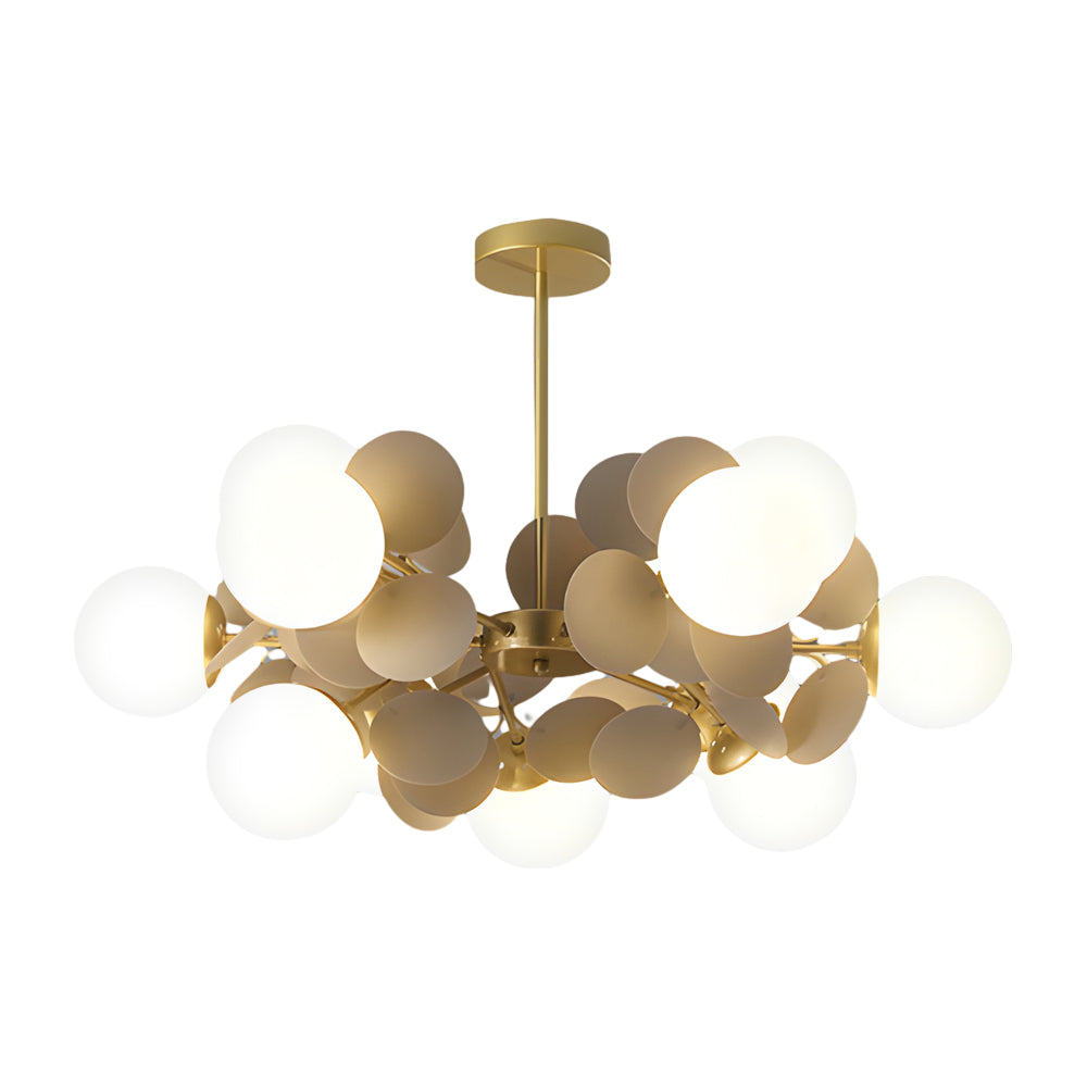 Nordic Chandelier Multicolored Board Art Branch Style Pendant Lights