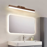 Walnut Led Wood Bathroom Vanity Light 31 Inch