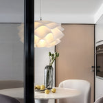 Flower Shaped Led White Pendant Light Li001928