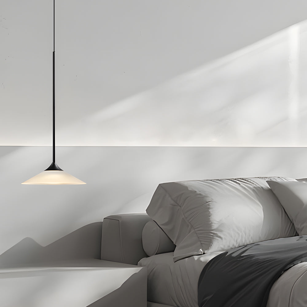 1 Light 5W Led Mini Cone Pendant Light With Acrylic Shade