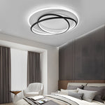 Round Ring Three Step Dimming Creative Nordic Led Ceiling Lights Fixture