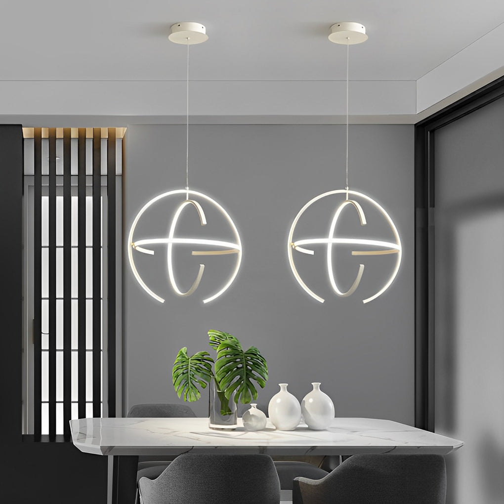 Adjustable Ring Kitchen Pendant Lighting Li002129