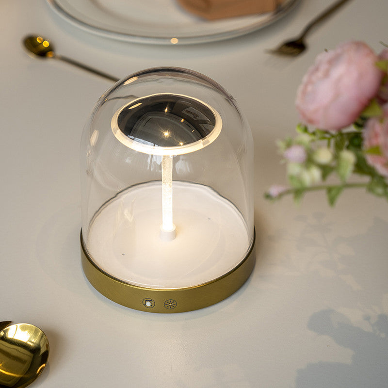 Fairy Tale Glass Dome Led Decorative Table Ambient Lamp