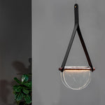 Semicircular Glass Belt Pendant Light Ha097852