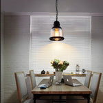 Lantern Shape Amber Pendant Light Ha078232