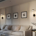 Simple Adjustable Round Led Luxury Aluminum Nordic Wall Light Fixture