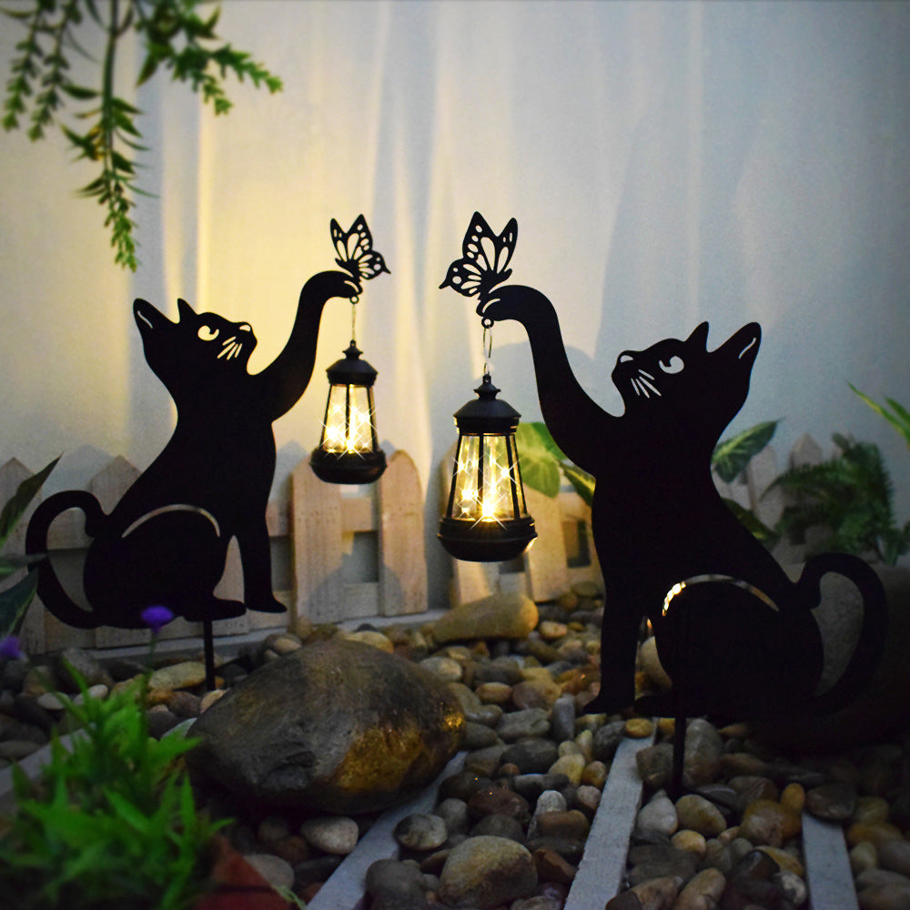 Iron Waterproof Black Solar Lights Li002674