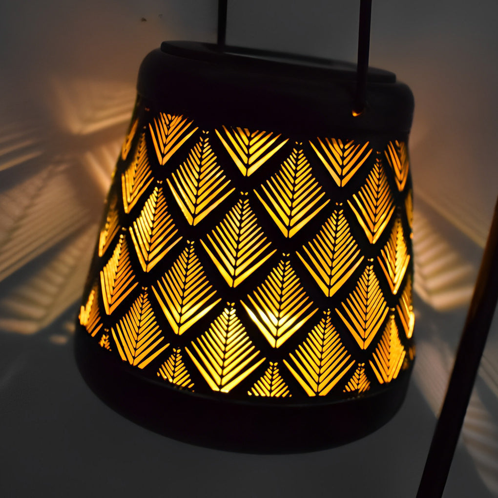 2Pcs Iron Kettle Solar Lantern Li002473