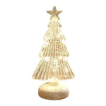 Tower Glass Table Lamp with LED Warm Glow for Modern Interiors