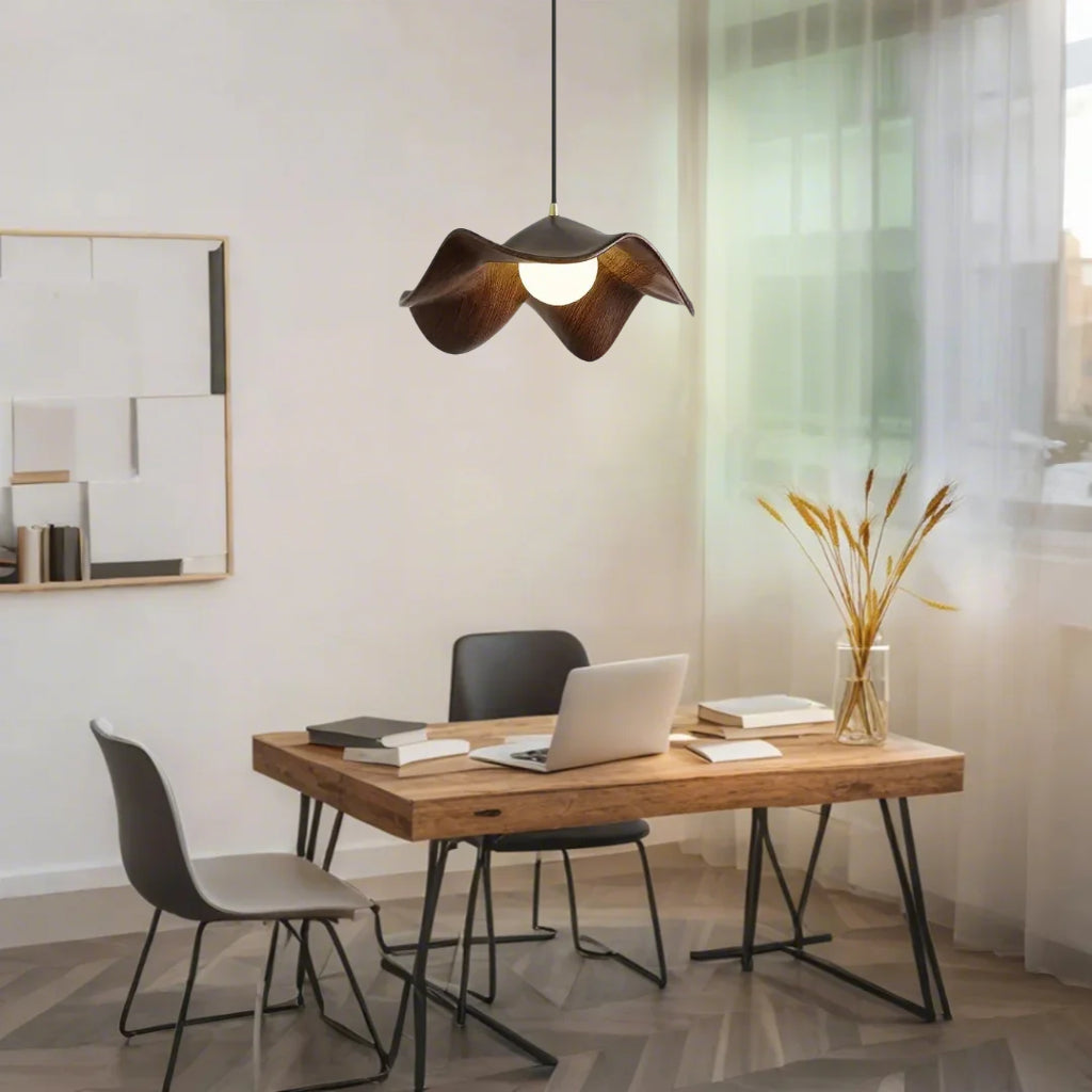 Unique Wooden Pendant Lamp