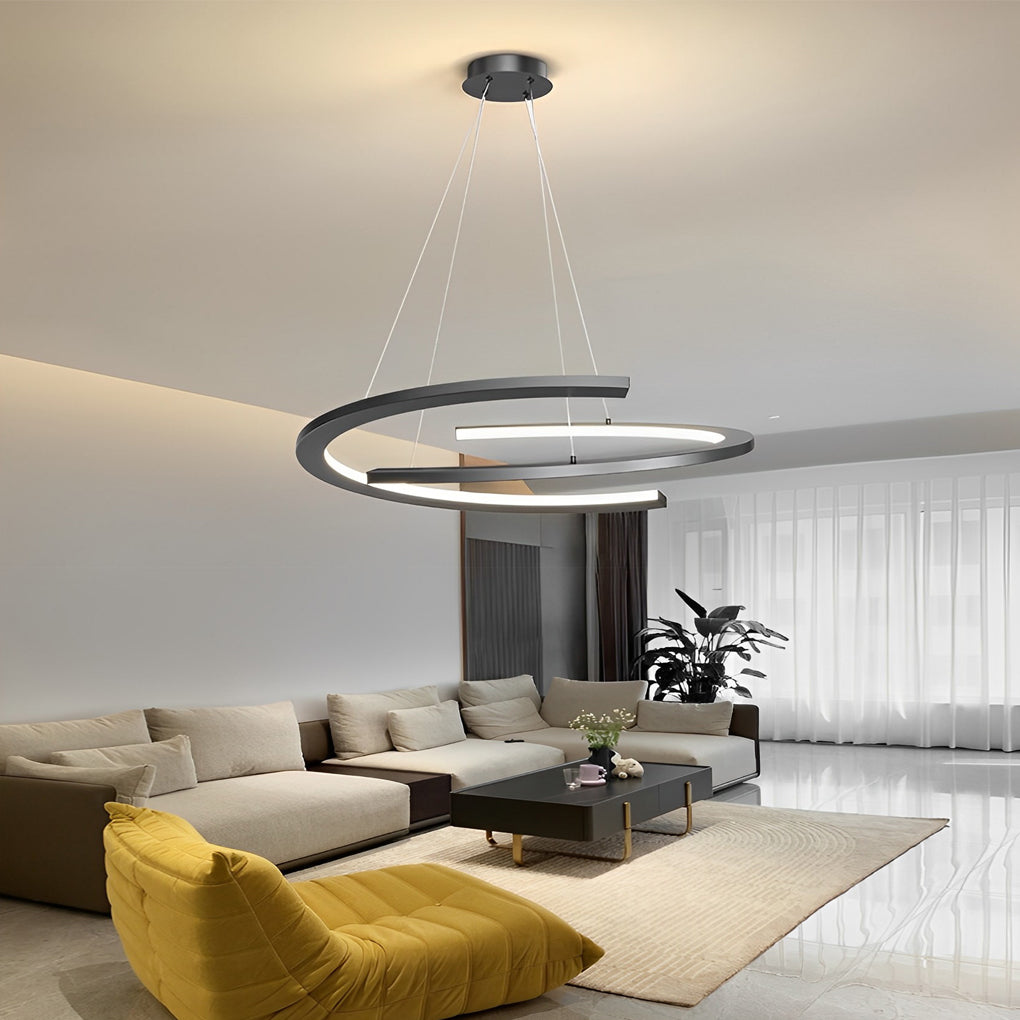 Semi Circularmodern Pendant Light Ha079376