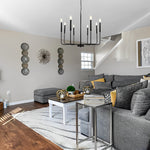 8 Lights Candlelight Chandelier Ha098567