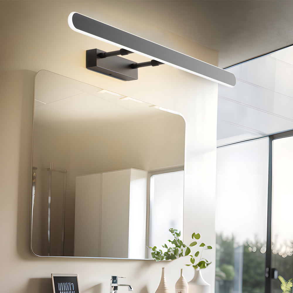 Minimalist Matte Black Led Bathroom Vanity Light Bar
