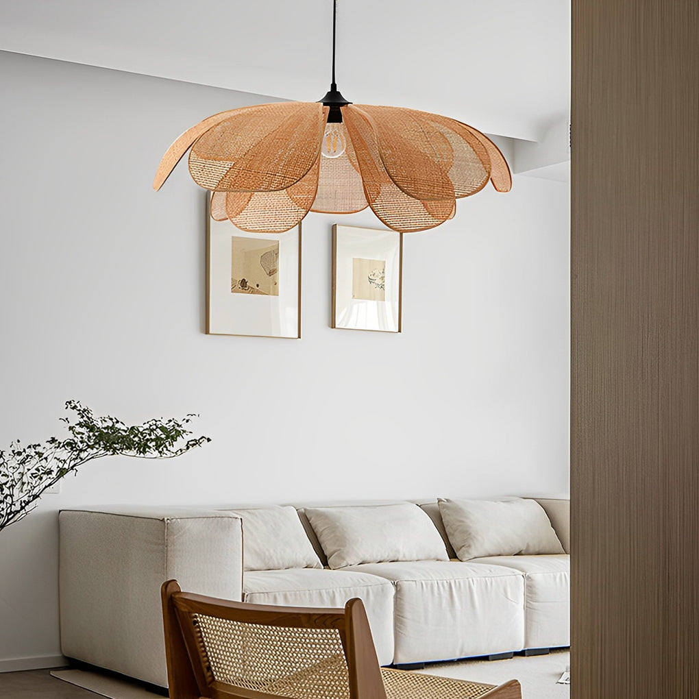 Creative Flower Petals Japanese Style Pendant Light Ha098825