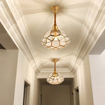 Classic Glass Flowers Elegant 3 Step Dimming European Style Chandelier