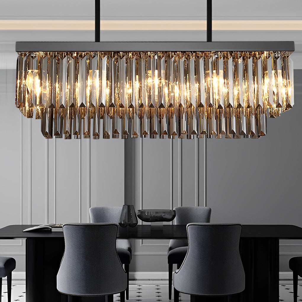 Rectangular Modern Chandelier Ha085002