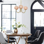 Nordic Minimalist Ceiling Chandelier Gold Silvery For Living Room Child Bedroom Pendant Lamp Home Decor Lighting Luster Fixture