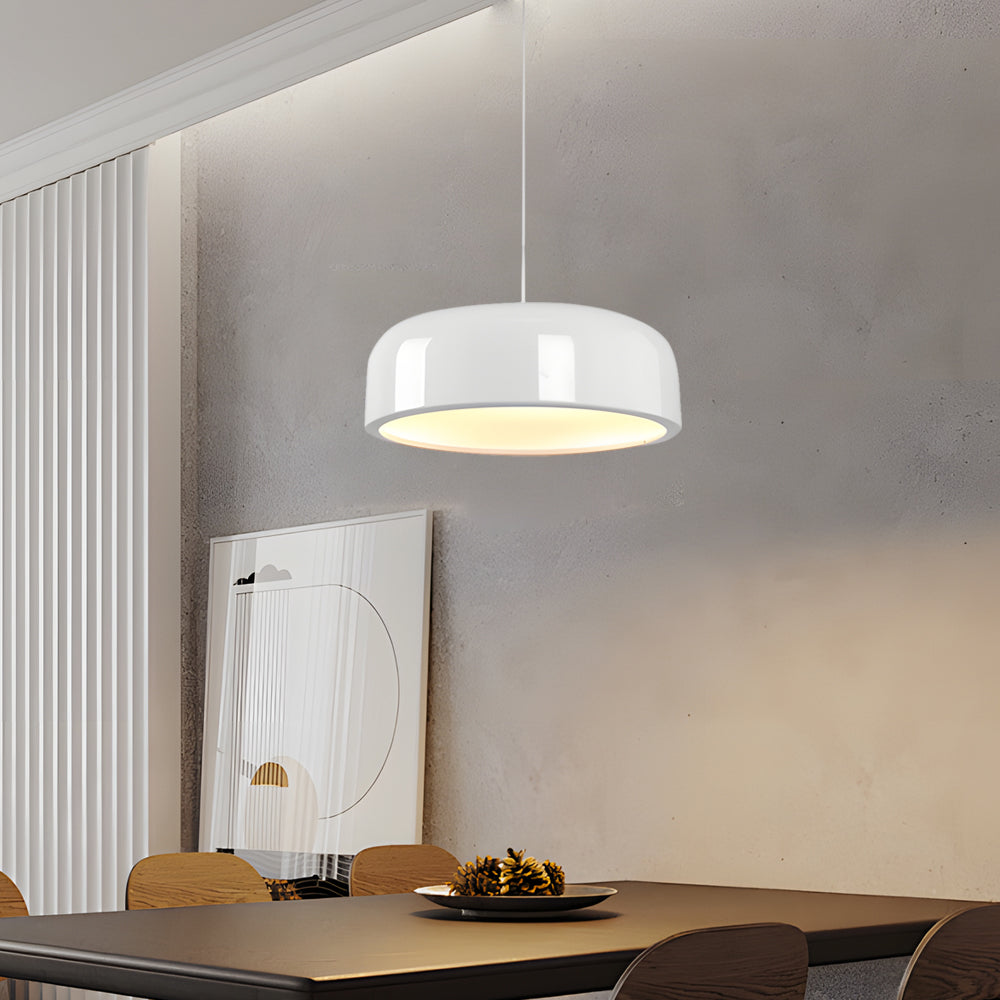 Smithfield Pendant Light Modern Aluminum Hanging Fixture In Black White