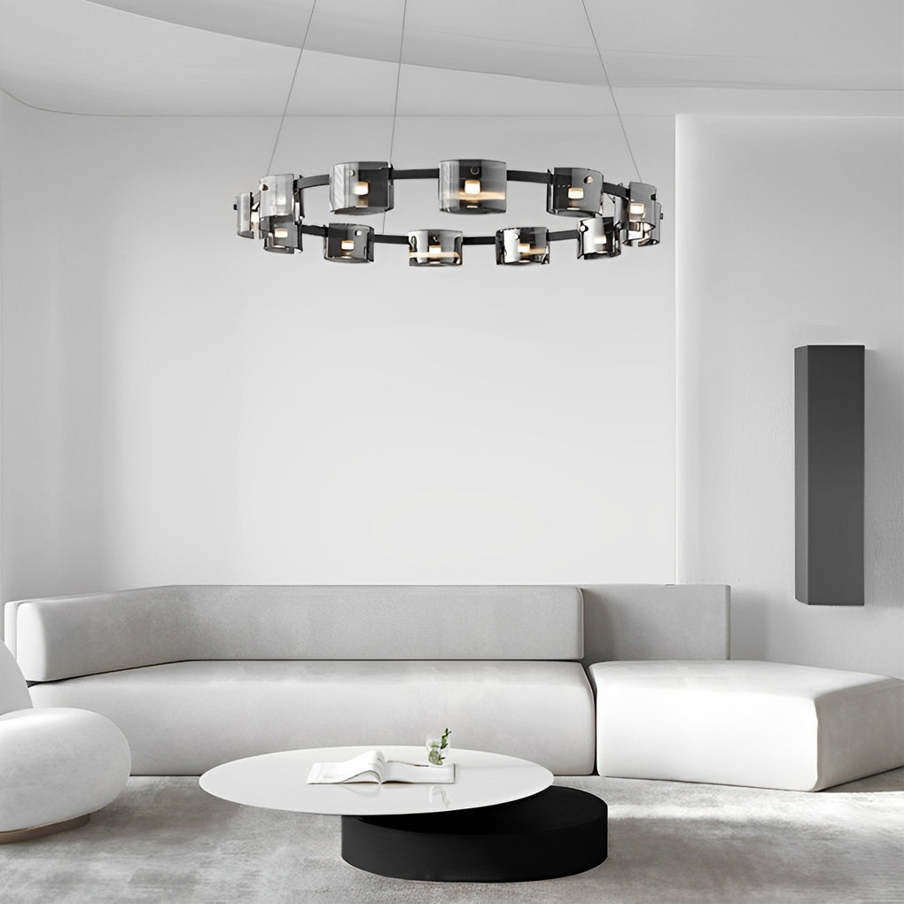 Circle Led Nordic Chandelier Ha084946