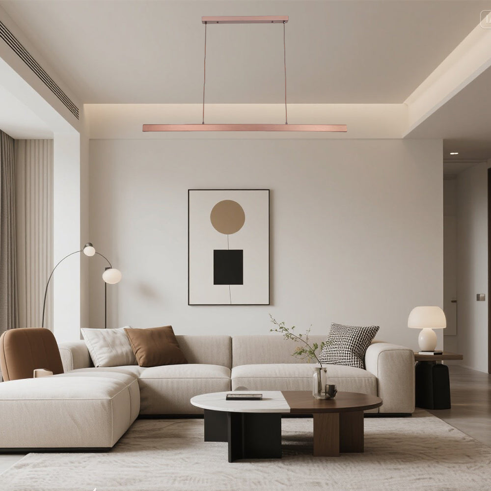 Modern Minimalist Long Strip Chandelier