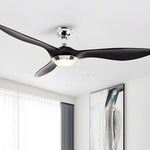 Envy 52 3 Blade Led Ceiling Fan With Lights And Remote 6 Fan Speeds Ceiling Fan Light For Living Room