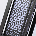 Vintage Galvanized LED Pathway Lights with Floral Lampshade for Garden and Courtyard