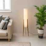 Solid Walnut Wood Floor Lamp