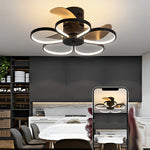 Flowers Bladeless Ceiling Fans Lamp Ha082428