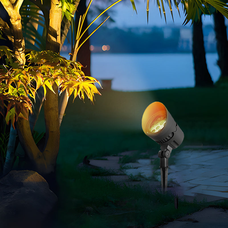 Waterproof Led Black Outdoor Spotlight Li002656