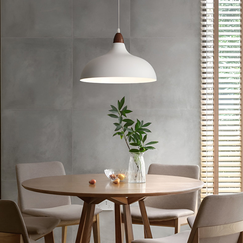 White Nordic Pendant Light