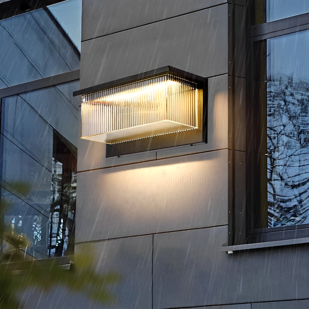 Rectangular Modern Solar Wall Light Li002504