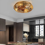 Rattan Industrial Style Ceiling Fan Lamp Ha079284