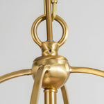 Trapezoid 13 8 Wide Pendant Gold Fixture With White Fabric Shade