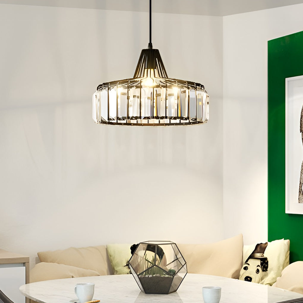 Drum Shaped Pendant Light Li001935