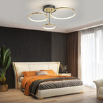 Rings Modern Ceiling Lights With Leather Ha098316