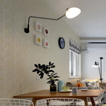 Adjustable Iron Swing Arm Wall Lamp