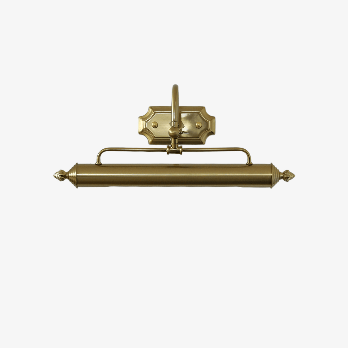 Lumeo Adjustable Wall Sconce in Satin Metal for Artwork and Bathroom Lighting