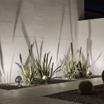 Minimalist Outdoor LED Spotlights with Adjustable Warm Light