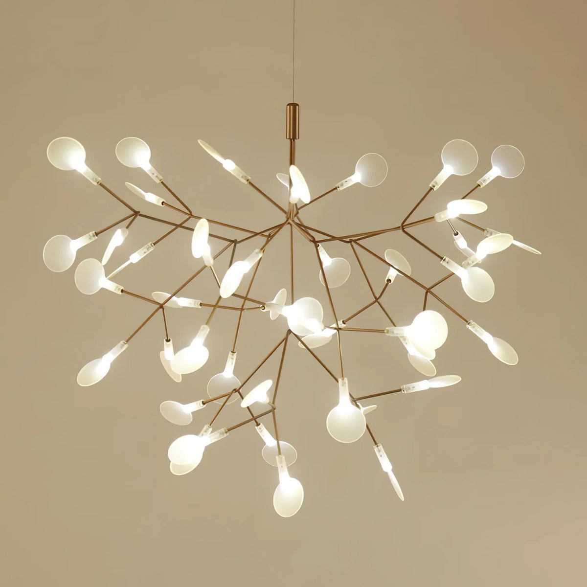 Rose Gold Glow Chandelier