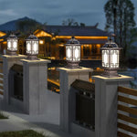 Lumière Pillar Lantern — Weatherproof Outdoor Post Light with Adjustable Color Temperature